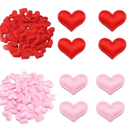 200 Stück Herz Konfetti in Rot & Rosa, 3D Herz Deko für Hochzeiten, Geburtstage, Partys & Jubiläen, 2,5 cm Streudeko Hochzeit für Tische, Geschenke & Feiern 200 Stück Herz Konfetti in Rot & Rosa, 3D Herz Deko für Hochzeiten, Geburtstage, Partys & Jubiläen, 2,5 cm Streudeko Hochzeit für Tische, Geschenke & Feiern von PHMING