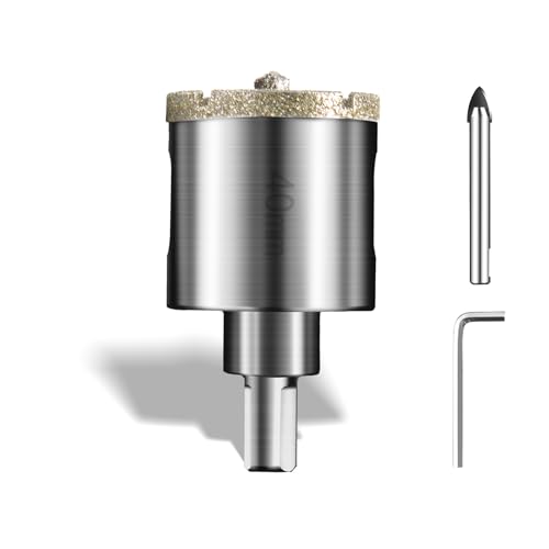 Diamant Bohrkrone Lochsäge 40mm mit Zentrierbohrer Professionellen Diamant Kernlochbohrer Fliesenbohrer Glasbohrer Metall Lochsägen Universal HSS Lochsägen für Glas Fliese Keramisches Marmor Kalkstein Diamant Bohrkrone Lochsäge 40mm mit Zentrierbohrer Professionellen Diamant Kernlochbohrer Fliesenbohrer Glasbohrer Metall Lochsägen Universal HSS Lochsägen für Glas Fliese Keramisches Marmor Kalkstein von PHMNZIP