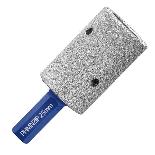 Diamant Schleifkörper 25mm Diamants Fingerfräser Schleifbits Fingerbohrer Fasenbohrer mit HEX-Schaftadapter Diamantfräser Vergrößerung Vorhandener Löcher für Porzellan, Marmor, Granit Diamant Schleifkörper 25mm Diamants Fingerfräser Schleifbits Fingerbohrer Fasenbohrer mit HEX-Schaftadapter Diamantfräser Vergrößerung Vorhandener Löcher für Porzellan, Marmor, Granit von PHMNZIP