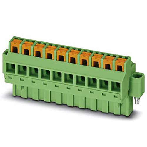 PHOENIX CONTACT FKCOR 2,5/15-STF-5,08 Leiterplattenstecker, 2.5 mm² Nennquerschnitt, 15 Anschlüsse, FKCOR 2,5/..-STF Reichweite, 5.08 mm Rastermaß, Grün, 50 Stück PHOENIX CONTACT FKCOR 2,5/15-STF-5,08 Leiterplattenstecker, 2.5 mm² Nennquerschnitt, 15 Anschlüsse, FKCOR 2,5/..-STF Reichweite, 5.08 mm Rastermaß, Grün, 50 Stück von PHOENIX CONTACT