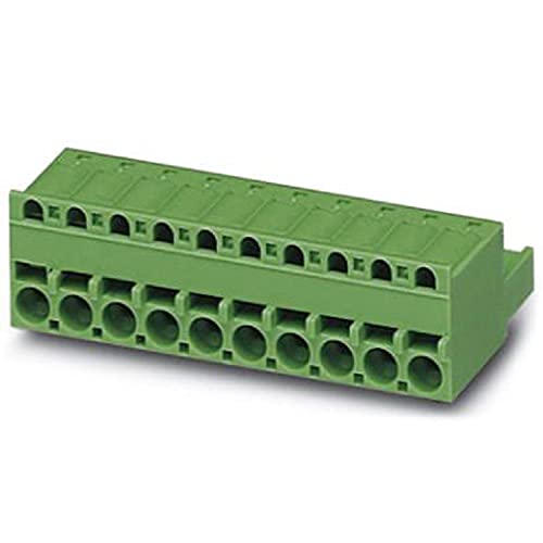PHOENIX CONTACT FKCS 2.5/15-ST-5.08 Leiterplattensteckverbinder, 12A, 320V, 15 Anzahl der Potenziale, 15 Polzahl Pro Reihe, 15 Anzahl der Anschlüsse, 5.08mm Rastermaß, Grün, 50 Stück PHOENIX CONTACT FKCS 2.5/15-ST-5.08 Leiterplattensteckverbinder, 12A, 320V, 15 Anzahl der Potenziale, 15 Polzahl Pro Reihe, 15 Anzahl der Anschlüsse, 5.08mm Rastermaß, Grün, 50 Stück von PHOENIX CONTACT