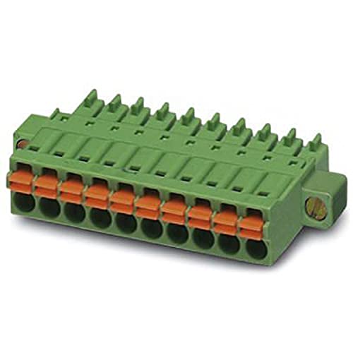 PHOENIX CONTACT FMC 1,5/20-STF-3,81 Leiterplattensteckverbinder, Grün, 8 A, 160 V, 20 Polzahl, FMC 1,5/..-STF Artikelfamilie, 3.81 mm Rastermaß, 50 Stück von PHOENIX CONTACT