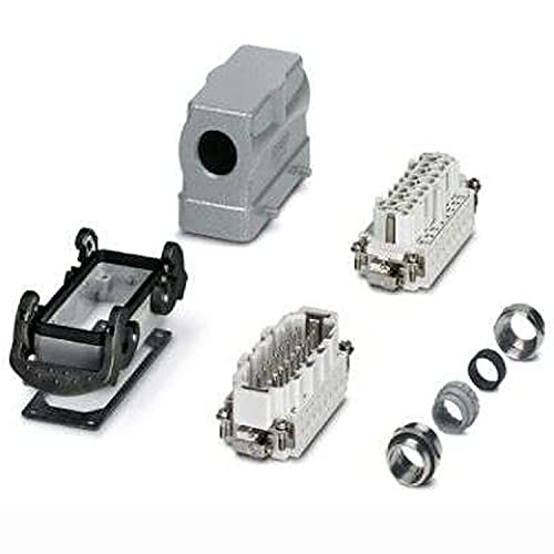 PHOENIX CONTACT HC-KIT-B16-R03 Steckverbinder Set, B16 Tüllen und Anbaugehäuse Bestehend, 16 Poligem Stecker und Buchseneinsatz, M25 Kabelverschraubung, 604.600g PHOENIX CONTACT HC-KIT-B16-R03 Steckverbinder Set, B16 Tüllen und Anbaugehäuse Bestehend, 16 Poligem Stecker und Buchseneinsatz, M25 Kabelverschraubung, 604.600g von PHOENIX CONTACT