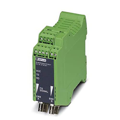 PHOENIX CONTACT PSI-MOS-RS422/FO 850 T LWL-Konverter mit integrierter optischer Diagnose und Alarmkontakt für RS-422/RS-485-4-Draht/ INTERBUS bis 2 MBit/s, T-Koppler, 850 nm Wellenlänge, Grün PHOENIX CONTACT PSI-MOS-RS422/FO 850 T LWL-Konverter mit integrierter optischer Diagnose und Alarmkontakt für RS-422/RS-485-4-Draht/ INTERBUS bis 2 MBit/s, T-Koppler, 850 nm Wellenlänge, Grün von PHOENIX CONTACT