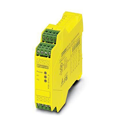 PHOENIX CONTACT PSR-SPP-24UC/ESA2/4X1/1X2/B Sicherheitsrelais für Not-Halt und Schutztür, Einkanaliger Betrieb, 4 Freigabestrompfade, 24 V AC/DC, Steckbare Push-in-Klemme, 22.5mm Länge, 112mm Breite PHOENIX CONTACT PSR-SPP-24UC/ESA2/4X1/1X2/B Sicherheitsrelais für Not-Halt und Schutztür, Einkanaliger Betrieb, 4 Freigabestrompfade, 24 V AC/DC, Steckbare Push-in-Klemme, 22.5mm Länge, 112mm Breite von PHOENIX CONTACT