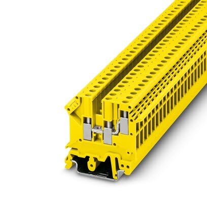 PHOENIX CONTACT UK 5-TWIN YE 1-stöckige Klemme mit Einseitigem Doppelanschluss, Gelb, 0.2-4mm² Querschnitt, 24-12 AWG, 6.2mm Breite, 50 Stück PHOENIX CONTACT UK 5-TWIN YE 1-stöckige Klemme mit Einseitigem Doppelanschluss, Gelb, 0.2-4mm² Querschnitt, 24-12 AWG, 6.2mm Breite, 50 Stück von PHOENIX CONTACT
