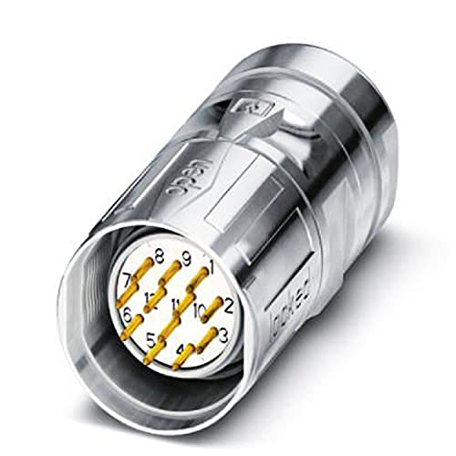 PHOENIX CONTACT circa-12P1N8A8007S Kabelsteckverbinder, Speedcon Verriegelung, M23 Gewindeart, 12 Polzahl, Stift, 6mm-10mm Kabeldurchmesserbereich, N Kodierung, 89.000g PHOENIX CONTACT circa-12P1N8A8007S Kabelsteckverbinder, Speedcon Verriegelung, M23 Gewindeart, 12 Polzahl, Stift, 6mm-10mm Kabeldurchmesserbereich, N Kodierung, 89.000g von PHOENIX CONTACT