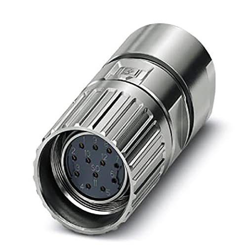 Phoenix Contact M23 PRO 27.4mm M23 Rundsteckverbinder Buchse 12-polig / 8A, Schraubmontage, Crimpanschluss IP66, IP68 Phoenix Contact M23 PRO 27.4mm M23 Rundsteckverbinder Buchse 12-polig / 8A, Schraubmontage, Crimpanschluss IP66, IP68 von PHOENIX CONTACT