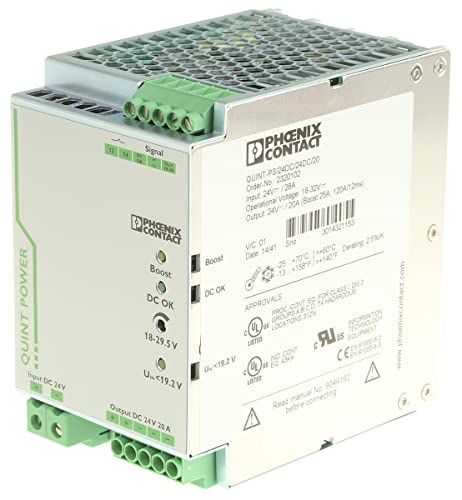 Phoenix Contact QUINT-PS/24DC/24DC/20 DC/DC-Wandler 480W 24 V dc IN, 24V dc OUT / 20A isoliert Phoenix Contact QUINT-PS/24DC/24DC/20 DC/DC-Wandler 480W 24 V dc IN, 24V dc OUT / 20A isoliert von PHOENIX CONTACT