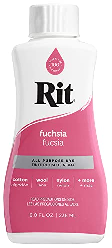 Rit Dye Liquid Stoff Dye, fuchsia, 236ml von Rit