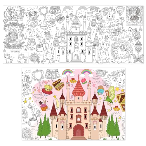 PHOGARY Tischdecke zum ausmalen Kinder, Maltischdecke für Kinder Malpapier Tischdecke zum ausmalen Papiertischdecke Ausmaltischdecke für Mädchen, 72 x 30 inches PHOGARY Tischdecke zum ausmalen Kinder, Maltischdecke für Kinder Malpapier Tischdecke zum ausmalen Papiertischdecke Ausmaltischdecke für Mädchen, 72 x 30 inches von PHOGARY