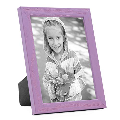 PHOTOLINI Bilderrahmen Kinderzimmer 10x15 cm Lila, Wechselrahmen farbig, Holz, Acrylglas, Made in Germany, zum Aufstellen & Aufhängen, mit Zubehör - für bunte Kinderbilder PHOTOLINI Bilderrahmen Kinderzimmer 10x15 cm Lila, Wechselrahmen farbig, Holz, Acrylglas, Made in Germany, zum Aufstellen & Aufhängen, mit Zubehör - für bunte Kinderbilder von PHOTOLINI