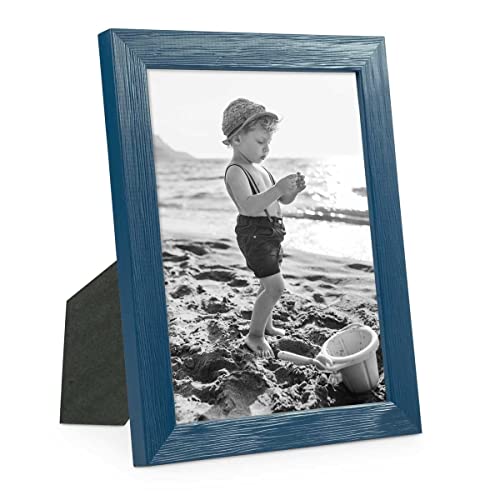 PHOTOLINI Bilderrahmen Kinderzimmer 13x18 cm Dunkelblau, Wechselrahmen farbig, Holz, Acrylglas, Made in Germany, zum Aufstellen & Aufhängen, mit Zubehör - für bunte Kinderbilder PHOTOLINI Bilderrahmen Kinderzimmer 13x18 cm Dunkelblau, Wechselrahmen farbig, Holz, Acrylglas, Made in Germany, zum Aufstellen & Aufhängen, mit Zubehör - für bunte Kinderbilder von PHOTOLINI