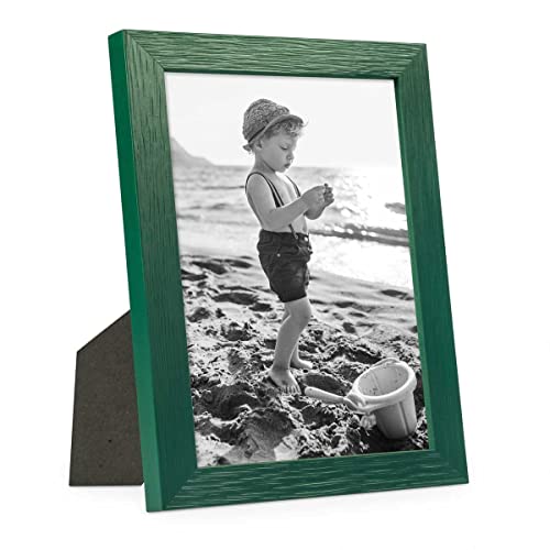 PHOTOLINI Bilderrahmen Kinderzimmer 13x18 cm Dunkelgrün, Wechselrahmen farbig, Holz, Acrylglas, Made in Germany, zum Aufstellen & Aufhängen, mit Zubehör - für bunte Kinderbilder PHOTOLINI Bilderrahmen Kinderzimmer 13x18 cm Dunkelgrün, Wechselrahmen farbig, Holz, Acrylglas, Made in Germany, zum Aufstellen & Aufhängen, mit Zubehör - für bunte Kinderbilder von PHOTOLINI