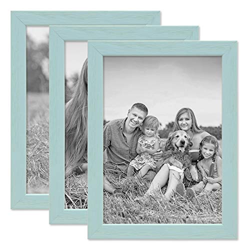 PHOTOLINI Bilderrahmen Kinderzimmer 15x20 cm Blau, 3er Set Wechselrahmen farbig, Holz, Acrylglas, Made in Germany, zum Aufstellen & Aufhängen, mit Zubehör - für Bunte Kinderbilder PHOTOLINI Bilderrahmen Kinderzimmer 15x20 cm Blau, 3er Set Wechselrahmen farbig, Holz, Acrylglas, Made in Germany, zum Aufstellen & Aufhängen, mit Zubehör - für Bunte Kinderbilder von PHOTOLINI
