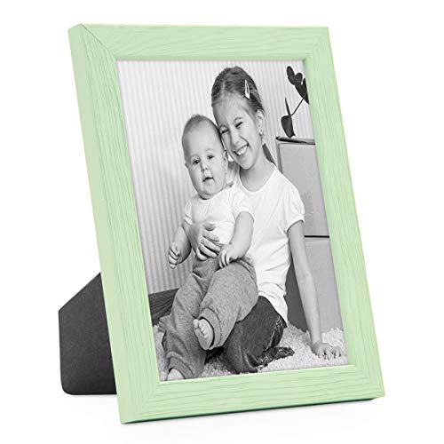 PHOTOLINI Bilderrahmen Kinderzimmer 15x20 cm Grün, Wechselrahmen farbig, Holz, Acrylglas, Made in Germany, zum Aufstellen & Aufhängen, mit Zubehör - für bunte Kinderbilder PHOTOLINI Bilderrahmen Kinderzimmer 15x20 cm Grün, Wechselrahmen farbig, Holz, Acrylglas, Made in Germany, zum Aufstellen & Aufhängen, mit Zubehör - für bunte Kinderbilder von PHOTOLINI