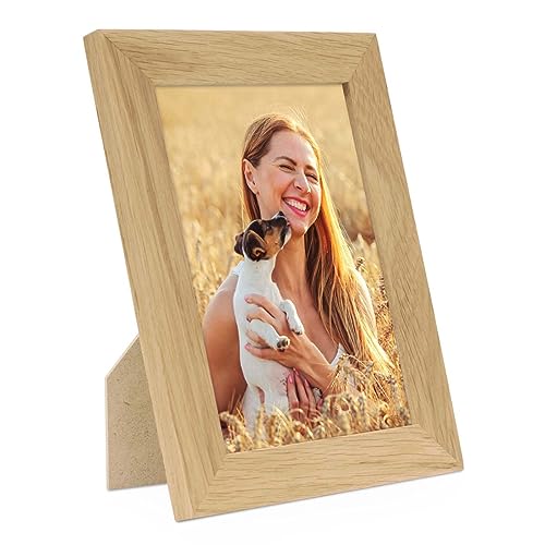 PHOTOLINI Bilderrahmen 13x18 Holz Eiche, breiter Bilderrahmen 18x13, Fotorahmen 13 x 18 Holz mit Acrylglas, Picture Frame 18x13 zum Aufhängen & Aufstellen, Bilder Rahmen 13x18 für Fotos PHOTOLINI Bilderrahmen 13x18 Holz Eiche, breiter Bilderrahmen 18x13, Fotorahmen 13 x 18 Holz mit Acrylglas, Picture Frame 18x13 zum Aufhängen & Aufstellen, Bilder Rahmen 13x18 für Fotos von PHOTOLINI