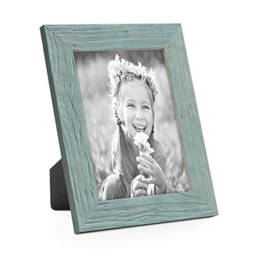 PHOTOLINI Bilderrahmen 13x18 cm Holz Blau, Echtholz-Rahmen rustikal, Strandhaus, Made in Germany, Echtglas, zum Aufhängen & Aufstellen, extra Zubehör - Treibholzlook mit einem Hauch Küstenflair PHOTOLINI Bilderrahmen 13x18 cm Holz Blau, Echtholz-Rahmen rustikal, Strandhaus, Made in Germany, Echtglas, zum Aufhängen & Aufstellen, extra Zubehör - Treibholzlook mit einem Hauch Küstenflair von PHOTOLINI