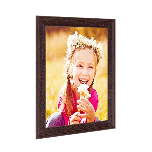 PHOTOLINI Bilderrahmen 13x18 cm Holz Nuss Landhaus-Stil, Holz-Rahmen, Made in Germany, Echtglas, zum Aufhängen & Aufstellen, mit Zubehör - perfekt für Familienfotos & Urlaubsbilder PHOTOLINI Bilderrahmen 13x18 cm Holz Nuss Landhaus-Stil, Holz-Rahmen, Made in Germany, Echtglas, zum Aufhängen & Aufstellen, mit Zubehör - perfekt für Familienfotos & Urlaubsbilder von PHOTOLINI