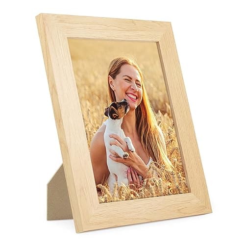 PHOTOLINI Bilderrahmen 13x18 Holz MDF Natur, breiter Bilderrahmen 18x13, Fotorahmen 13 x 18 cm mit Acrylglas, Picture Frame 18x13 zum Aufhängen & Aufstellen, Bilder Rahmen 13x18 für Fotos PHOTOLINI Bilderrahmen 13x18 Holz MDF Natur, breiter Bilderrahmen 18x13, Fotorahmen 13 x 18 cm mit Acrylglas, Picture Frame 18x13 zum Aufhängen & Aufstellen, Bilder Rahmen 13x18 für Fotos von PHOTOLINI