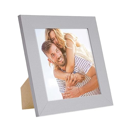 PHOTOLINI Bilderrahmen 15x15 cm Silber MDF-Holz, breite Rahmen, modern, bruchsicheres Acrylglas, zum Aufhängen & Aufstellen, extra Zubehör - für Ihre stilvolle Wanddekoration PHOTOLINI Bilderrahmen 15x15 cm Silber MDF-Holz, breite Rahmen, modern, bruchsicheres Acrylglas, zum Aufhängen & Aufstellen, extra Zubehör - für Ihre stilvolle Wanddekoration von PHOTOLINI