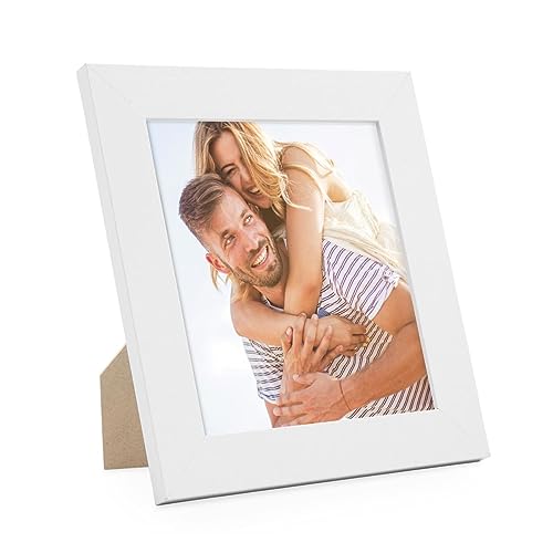 PHOTOLINI Bilderrahmen 15x15 cm Weiß MDF-Holz, breite Rahmen, modern, bruchsicheres Acrylglas, zum Aufhängen & Aufstellen, extra Zubehör - für Ihre stilvolle Wanddekoration PHOTOLINI Bilderrahmen 15x15 cm Weiß MDF-Holz, breite Rahmen, modern, bruchsicheres Acrylglas, zum Aufhängen & Aufstellen, extra Zubehör - für Ihre stilvolle Wanddekoration von PHOTOLINI