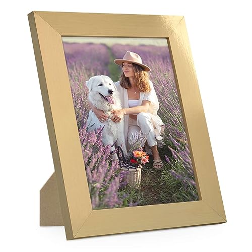 PHOTOLINI Bilderrahmen 15x20 Gold, breiter Bilderrahmen 20x15 Holz MDF, Picture Frame mit Acrylglas, Bilderrahmen 15 x 20 cm zum Aufhängen & Aufstellen, Rahmen 15x20 mit Zubehör PHOTOLINI Bilderrahmen 15x20 Gold, breiter Bilderrahmen 20x15 Holz MDF, Picture Frame mit Acrylglas, Bilderrahmen 15 x 20 cm zum Aufhängen & Aufstellen, Rahmen 15x20 mit Zubehör von PHOTOLINI