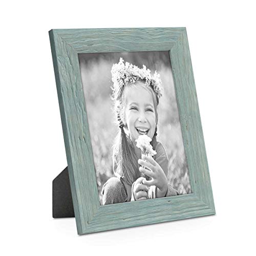 PHOTOLINI Bilderrahmen 15x20 cm Holz Blau, Echtholz-Rahmen rustikal, Strandhaus, Made in Germany, Echtglas, zum Aufhängen & Aufstellen, extra Zubehör - Treibholzlook mit einem Hauch Küstenflair PHOTOLINI Bilderrahmen 15x20 cm Holz Blau, Echtholz-Rahmen rustikal, Strandhaus, Made in Germany, Echtglas, zum Aufhängen & Aufstellen, extra Zubehör - Treibholzlook mit einem Hauch Küstenflair von PHOTOLINI
