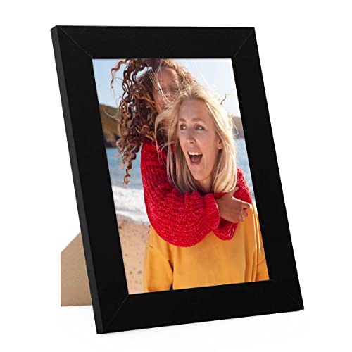 PHOTOLINI Bilderrahmen 15x20 Schwarz Holz MDF, breiter Bilderrahmen schwarz 20x15, Picture Frame mit Acrylglas, Bilderrahmen 15 x 20 cm zum Aufhängen & Aufstellen, Rahmen 15x20 mit Zubehör PHOTOLINI Bilderrahmen 15x20 Schwarz Holz MDF, breiter Bilderrahmen schwarz 20x15, Picture Frame mit Acrylglas, Bilderrahmen 15 x 20 cm zum Aufhängen & Aufstellen, Rahmen 15x20 mit Zubehör von PHOTOLINI