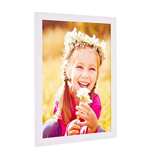 PHOTOLINI Bilderrahmen 20x30 cm Holz Weiß Landhaus-Stil, Holz-Rahmen, Made in Germany, Echtglas, zum Aufhängen, mit Zubehör - perfekt für Familienfotos & Urlaubsbilder PHOTOLINI Bilderrahmen 20x30 cm Holz Weiß Landhaus-Stil, Holz-Rahmen, Made in Germany, Echtglas, zum Aufhängen, mit Zubehör - perfekt für Familienfotos & Urlaubsbilder von PHOTOLINI