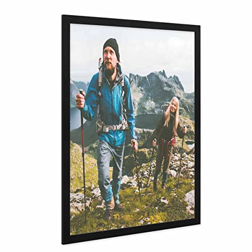 PHOTOLINI Bilderrahmen 50x70 Schwarz, Puzzle Rahmen 50x70 Holz MDF mit Acrylglas, Bilderrahmen 70x50 groß zum Aufhängen, Picture Frame Rahmen 70x50 mit Zubehör, Posterrahmen für Fotos & Poster PHOTOLINI Bilderrahmen 50x70 Schwarz, Puzzle Rahmen 50x70 Holz MDF mit Acrylglas, Bilderrahmen 70x50 groß zum Aufhängen, Picture Frame Rahmen 70x50 mit Zubehör, Posterrahmen für Fotos & Poster von PHOTOLINI