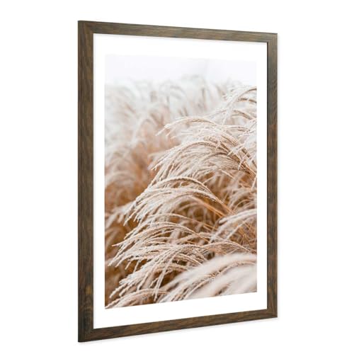 PHOTOLINI Bilderrahmen A2 Holz MDF Eiche dunkel, breiter A2 Bilderrahmen 42x59,4 zum Aufhängen, Rahmen 42x60 mit bruchsicherem Acrylglas & Zubehör - Poster Frame für Ihre stilvolle Wanddekoration PHOTOLINI Bilderrahmen A2 Holz MDF Eiche dunkel, breiter A2 Bilderrahmen 42x59,4 zum Aufhängen, Rahmen 42x60 mit bruchsicherem Acrylglas & Zubehör - Poster Frame für Ihre stilvolle Wanddekoration von PHOTOLINI