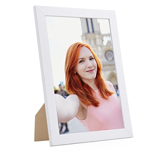 PHOTOLINI Bilderrahmen A4 Weiss Holz MDF, moderner breiter DIN A4 Bilderrahmen 21x30 weiß, bruchsicheres Acrylglas, picture frame zum Aufhängen & Aufstellen, Bilder Rahmen 30x21 mit Zubehör PHOTOLINI Bilderrahmen A4 Weiss Holz MDF, moderner breiter DIN A4 Bilderrahmen 21x30 weiß, bruchsicheres Acrylglas, picture frame zum Aufhängen & Aufstellen, Bilder Rahmen 30x21 mit Zubehör von PHOTOLINI