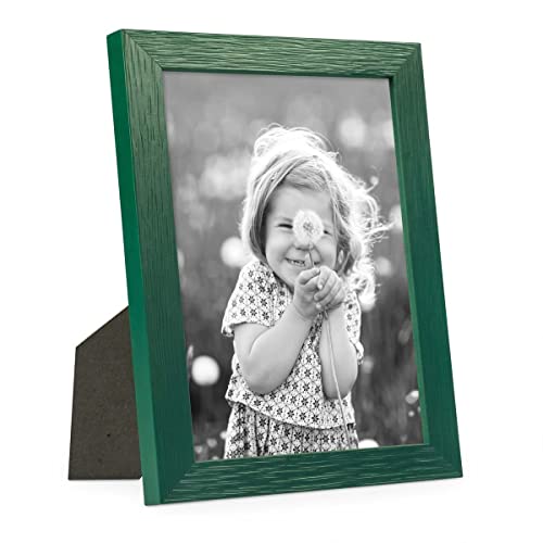 PHOTOLINI Bilderrahmen Kinderzimmer 10x15 cm Dunkelgrün, Wechselrahmen farbig, Holz, Acrylglas, Made in Germany, zum Aufstellen & Aufhängen, mit Zubehör - für bunte Kinderbilder PHOTOLINI Bilderrahmen Kinderzimmer 10x15 cm Dunkelgrün, Wechselrahmen farbig, Holz, Acrylglas, Made in Germany, zum Aufstellen & Aufhängen, mit Zubehör - für bunte Kinderbilder von PHOTOLINI