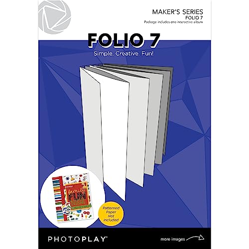 PhotoPlay Folio 5.25X7.25"-White von PHOTOPLAY