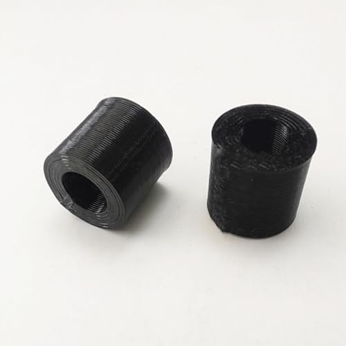 PIAOLGYI Ersatz-Gummirollen für Cricut Joy, Zubehör kompatibel mit Cricut Joy, 2 Stück (schwarz) von PIAOLGYI