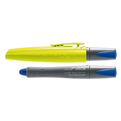 Pica Visor Longlife Whiteboard Marker, nachfüllbar mit Gel Crayon Hochleistungsmine, blau Pica Visor Longlife Whiteboard Marker, nachfüllbar mit Gel Crayon Hochleistungsmine, blau von PICA