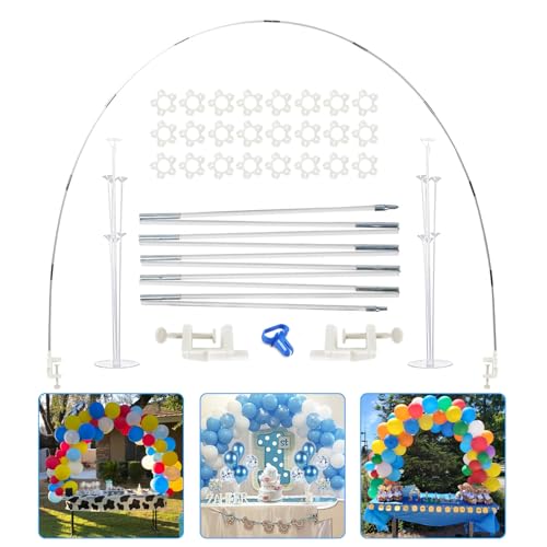 PILIN Tabelle Ballonbogen Kit, Ballonbogen mit frei gestaltbarer Größe, Kann mit Weihnachtsdekorationen, Partyzubehör verwendet werden von PILIN