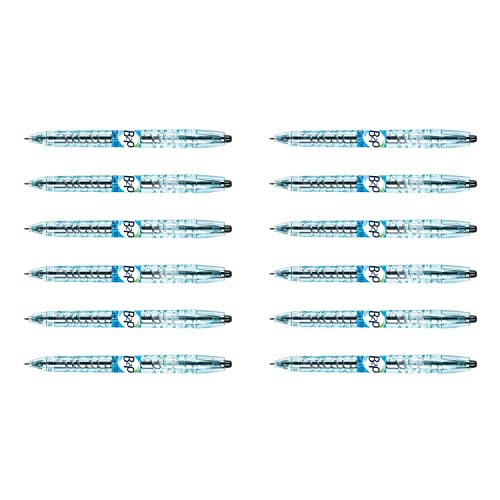 PILOT 12 Stück Kugelschreiber, einziehbar, Geltinte, B2P, mittlere Spitze, Schwarz PILOT 12 Stück Kugelschreiber, einziehbar, Geltinte, B2P, mittlere Spitze, Schwarz von PILOT