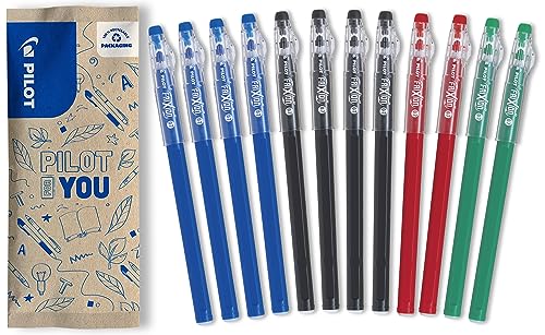 PILOT - 12er-SetFriXion Ball Stick - Gel-Tinte radierbar - 4 Blau, 4 Schwarz, 2 Rot, 2 Grün - Der FriXion Kugelschreiber - Für Federmäppchen - Schulartikel - Mittlere Spitze PILOT - 12er-SetFriXion Ball Stick - Gel-Tinte radierbar - 4 Blau, 4 Schwarz, 2 Rot, 2 Grün - Der FriXion Kugelschreiber - Für Federmäppchen - Schulartikel - Mittlere Spitze von PILOT