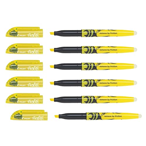 PILOT FriXion Light Textmarker, radierbar, 3,8 mm, gelb, 6 Stück PILOT FriXion Light Textmarker, radierbar, 3,8 mm, gelb, 6 Stück von PILOT