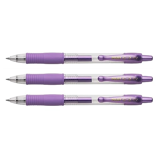 PILOT Gelschreiber G2 07 Metallic-Violett, 3 Stück PILOT Gelschreiber G2 07 Metallic-Violett, 3 Stück von PILOT