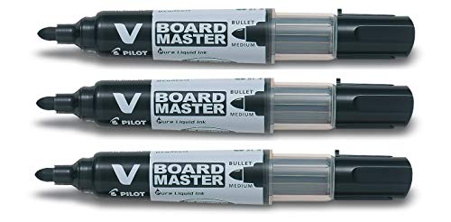 PILOT Tafelmarker V Boardmaster Begreen 3er Set schwarz PILOT Tafelmarker V Boardmaster Begreen 3er Set schwarz von PILOT