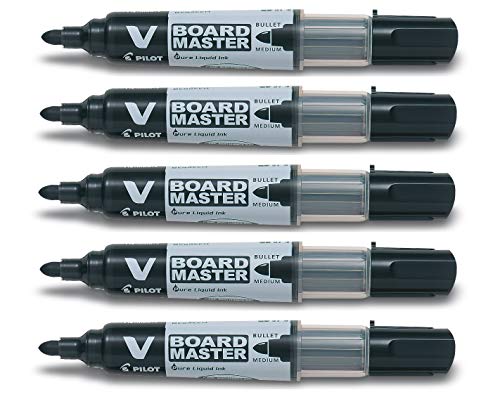 PILOT Tafelmarker V Boardmaster Begreen 5er Set schwarz PILOT Tafelmarker V Boardmaster Begreen 5er Set schwarz von PILOT