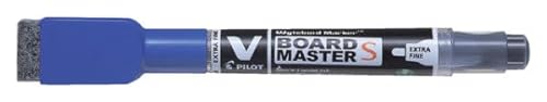 Pilot 454 V-Board Master S 3,5 mm Spitze extra feine Whiteboard Marker mit Radierer, Blau von PILOT