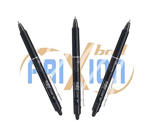 Pilot BLRT-FR7-B Tintenroller, 3er Pack, schwarz von PILOT