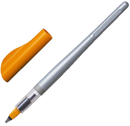 Pilot Füllfederhalter Parallel Pen Silber/orange 2,4mm Feder von PILOT