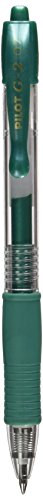 Pilot G207 - Gel-Tintenroller, 0,7-mm-Spitze 0,7 mm Einzelbett grün-metallic von PILOT