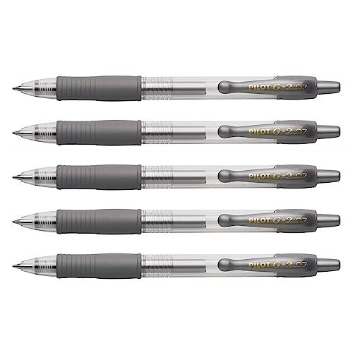 Pilot Gelschreiber G2 07 Metallic Silber, 5 Stück Pilot Gelschreiber G2 07 Metallic Silber, 5 Stück von PILOT