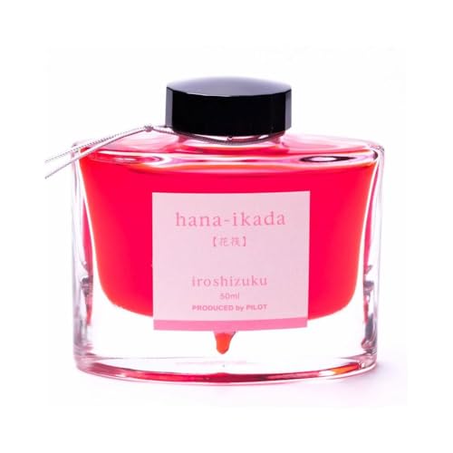 Pilot INK-50-HA Tinte für Füllfederhalter, Iroshizuku Hanaikada Flower Raft, 50.3 ml (50 ml), PILOT Tinte in Glasflasche, Iroshizuku von PILOT